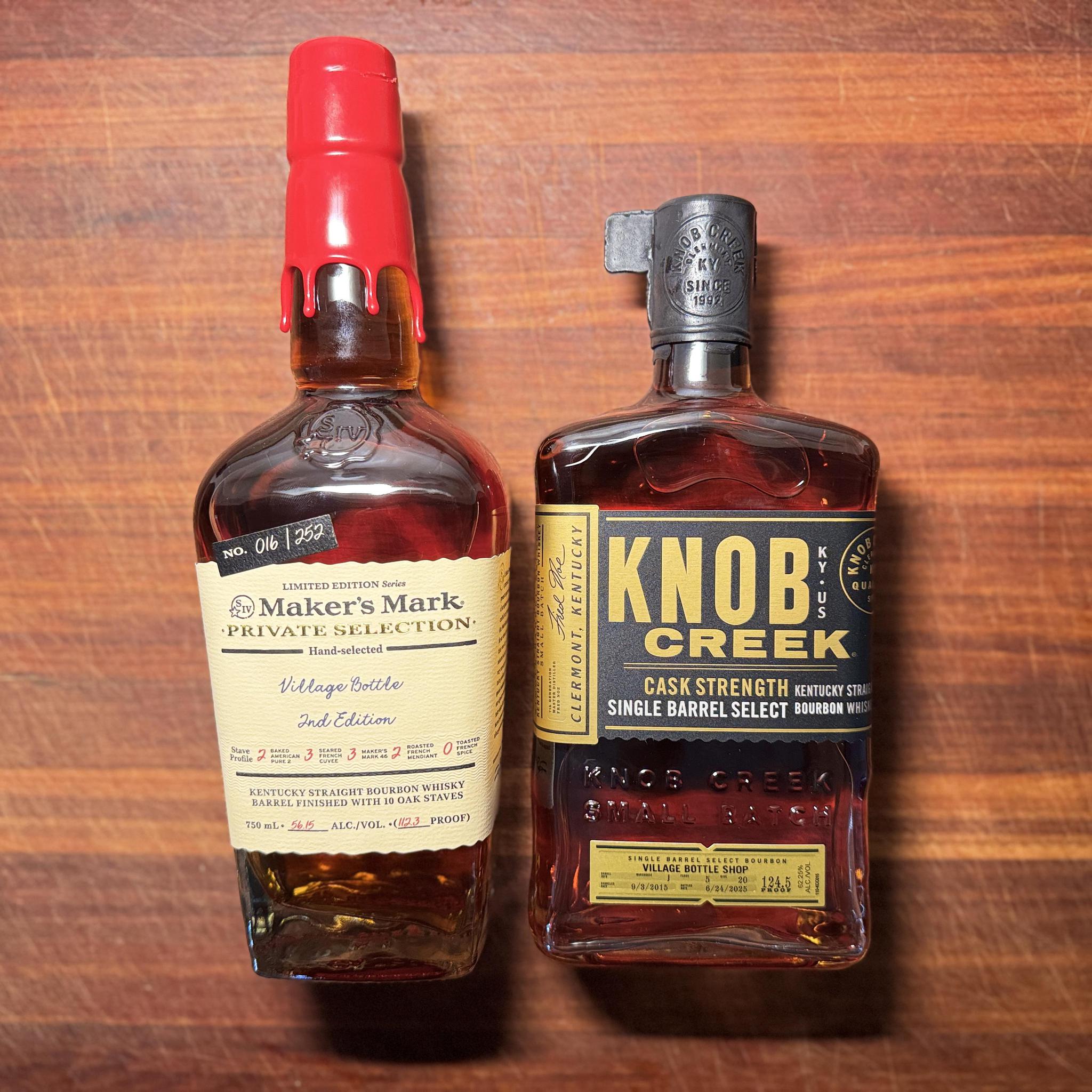 Village Releases Private Selection Maker's Mark & Knob Creek